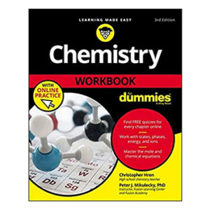 Chemistry Workbook For Dummies with Online Practice