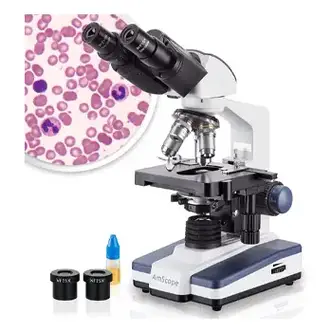Radical 2500x LED Professional Binocular Histopathology Quality Clinical Medical Doctor Research Compound Lab Microscope 