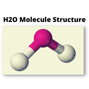 H2O molecule structure